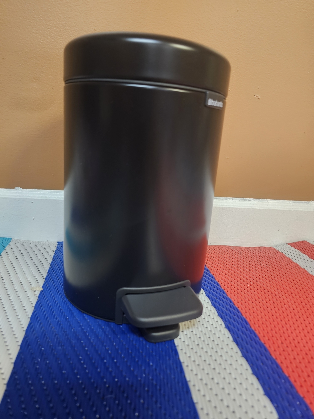 Brabantia NewIcon 3L Pedal Trash Can - Matt Black (Brand New)